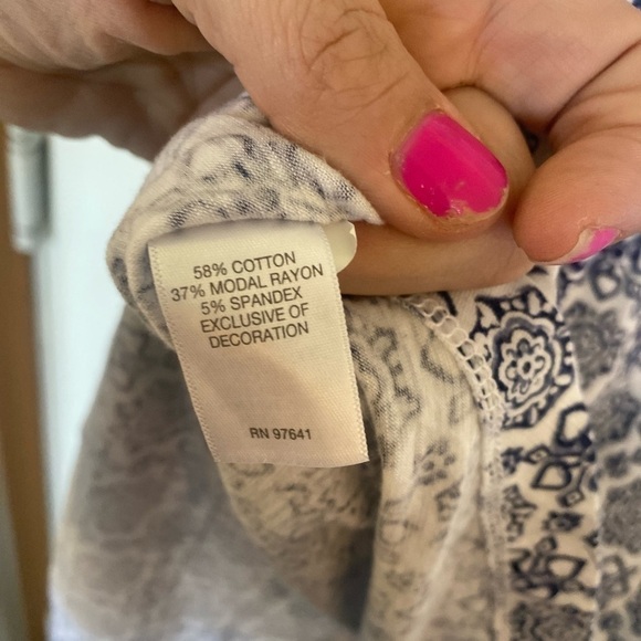 J. Jill women’s button down front tunic sleeveless top medium - Picture 8 of 8